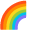 絵文字：虹